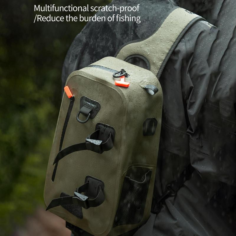 Fishing Line Box - 9.5L Fishing Sling Bag Fishing Shoulder
