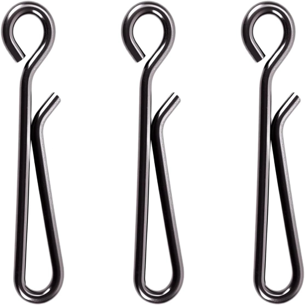 Freshwater Line - 100Pcs Stainless Steel Fishing Snap Clips