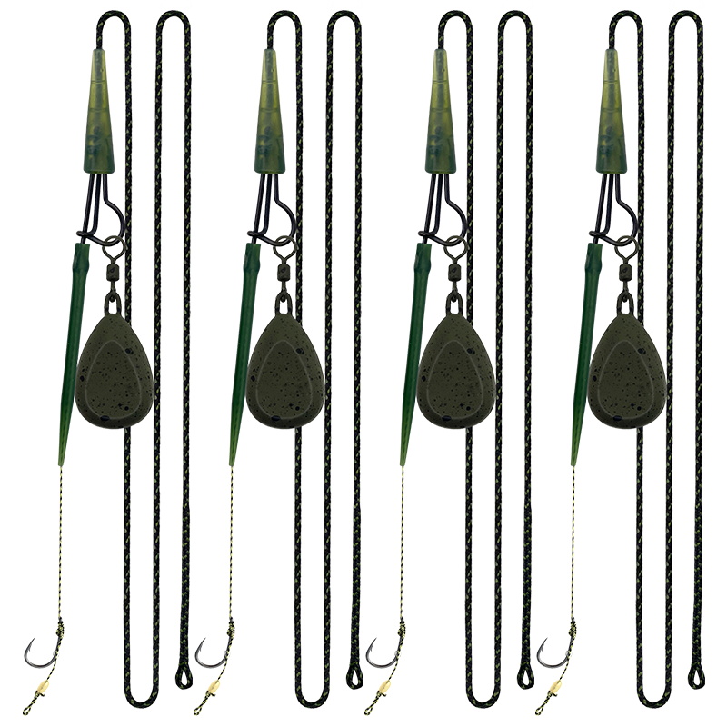 Leader Line - 1set Professional Carp Fishing Leader Kit