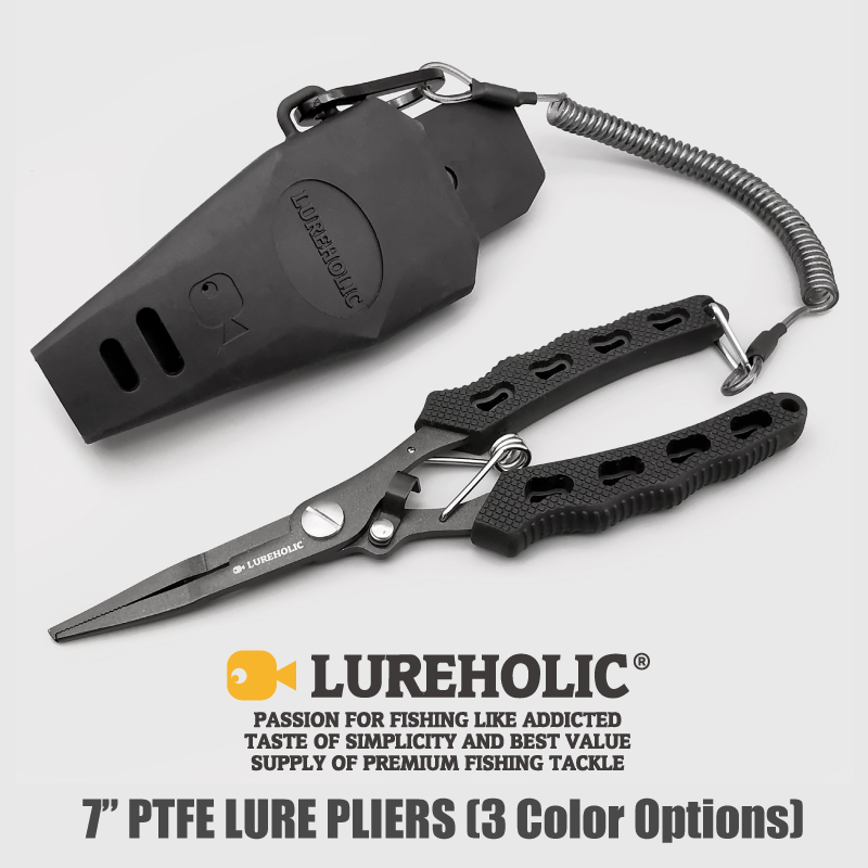 Fishing Line Cutter - Lureholic 7” PTFE Coated Lure Fishing