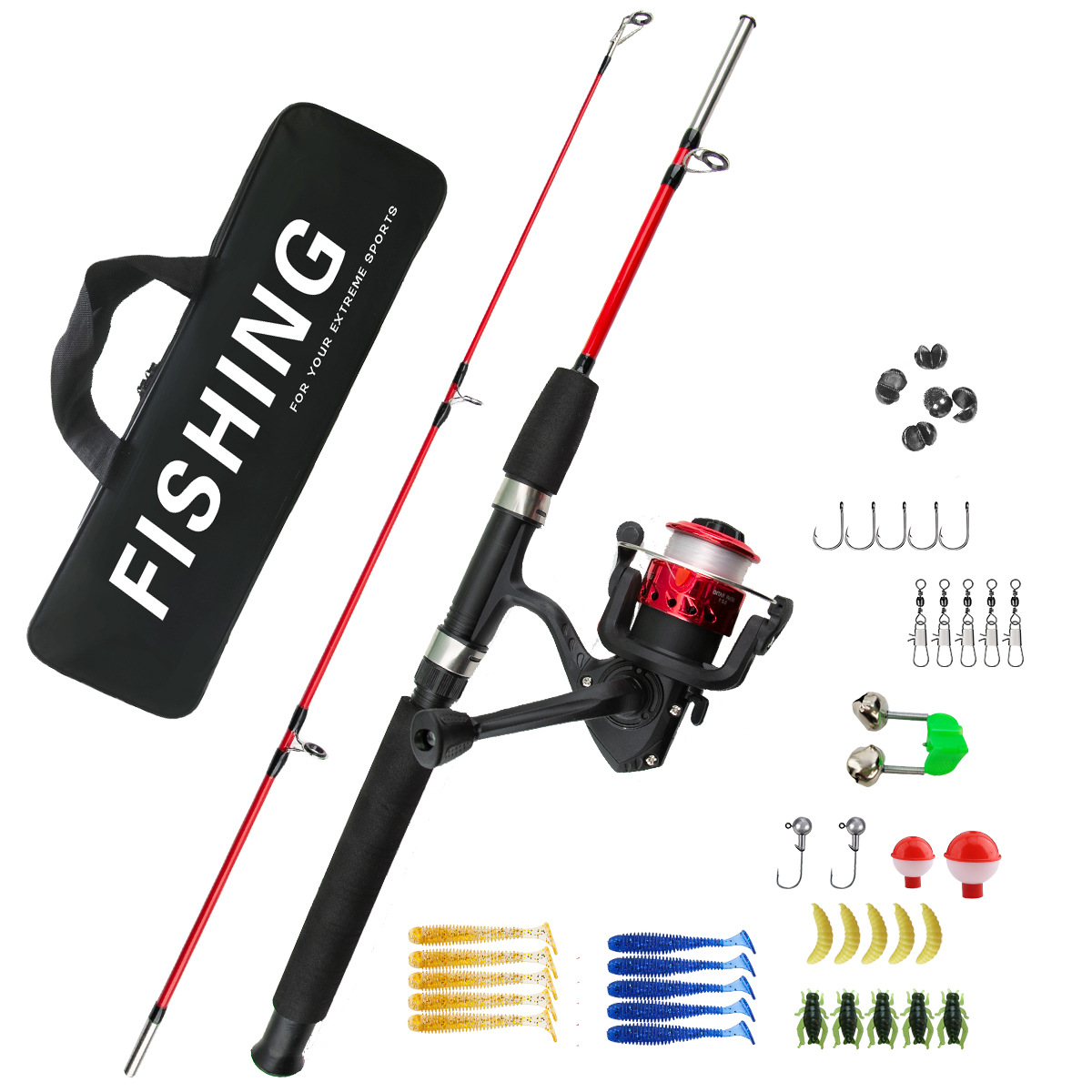 2 Sections Ice Fishing Rod Com - огляд і ціна Ice Fishing Line