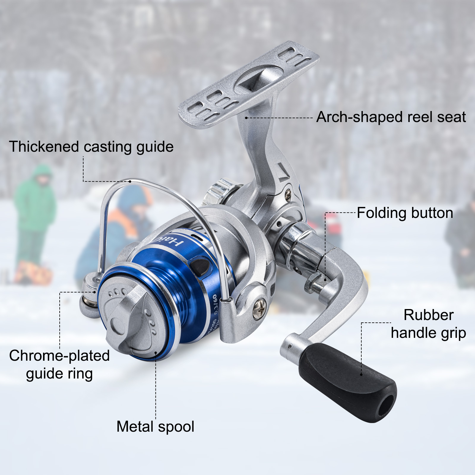 Goture New Ice Fishing Reels W - огляд і ціна Ice Fishing Line