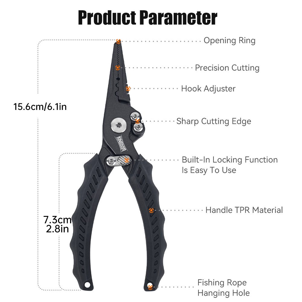 Kingdom Fishing Pliers Multifu - огляд і ціна Fishing Line Cutter