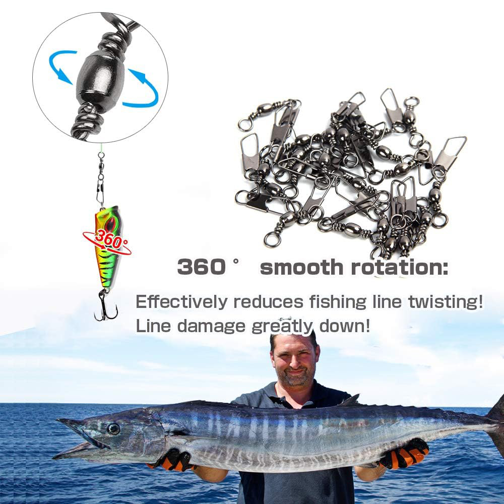 50Pcs Stainless Steel Snap Swi - огляд і ціна Freshwater Line