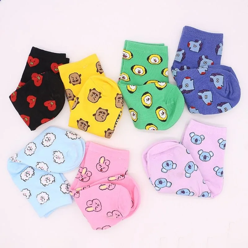 Kawaii BT21 Cartoon Socks Cute - огляд і ціна Tippet Line