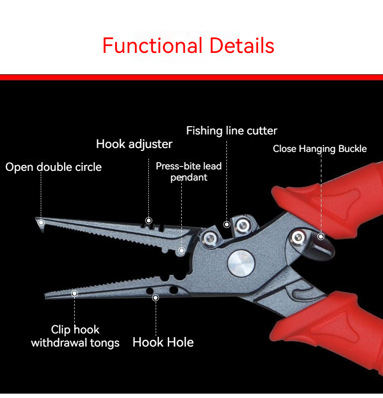 High-Precision Luya Pliers Mul - огляд і ціна Fishing Line Cutter