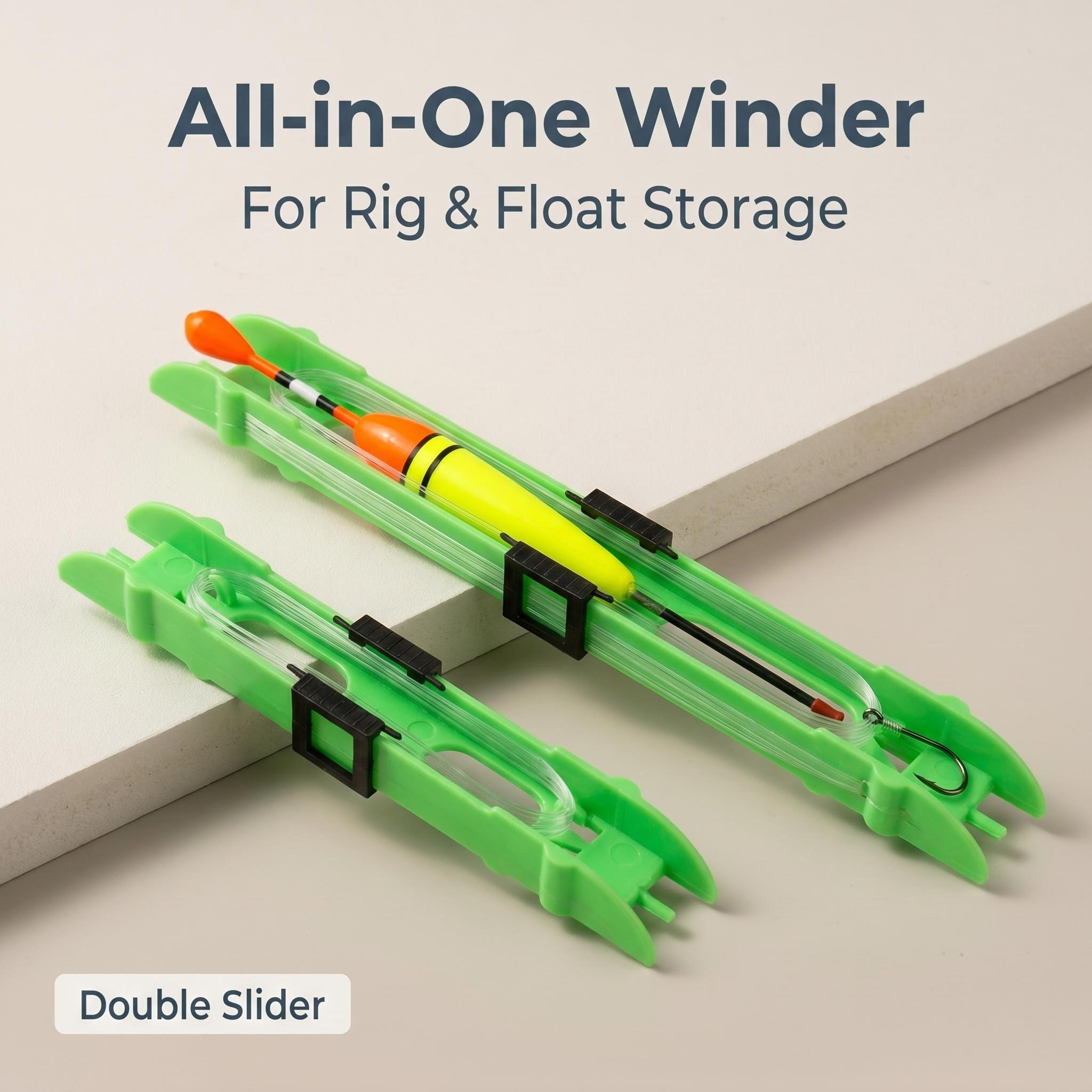 HIRISI 10Pcs Double Slider Fis - огляд і ціна Fishing Line Winder