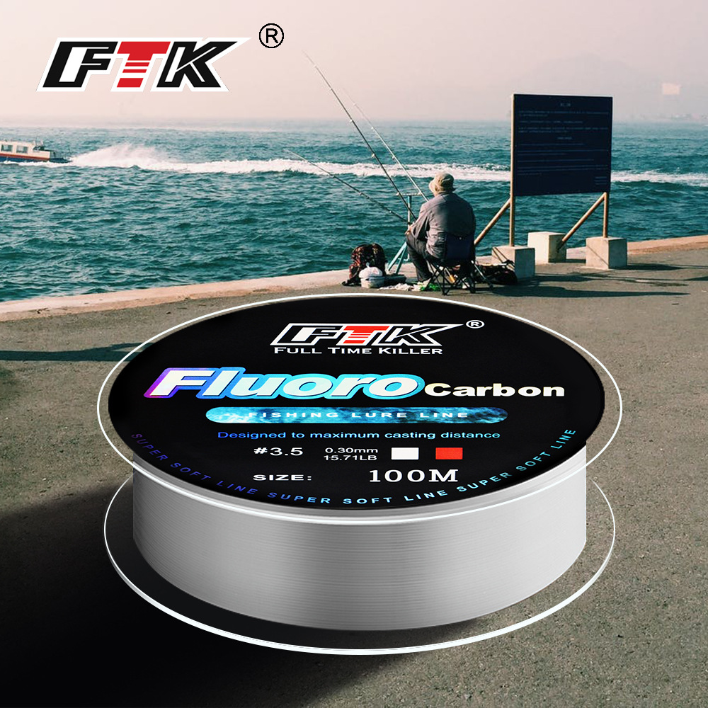 100M Fluorocarbon Coating Fish - огляд і ціна Fluorocarbon Line