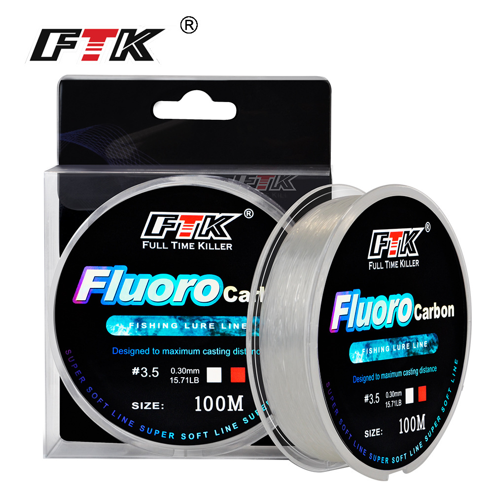 100M Fluorocarbon Coating Fish - огляд і ціна Fluorocarbon Line