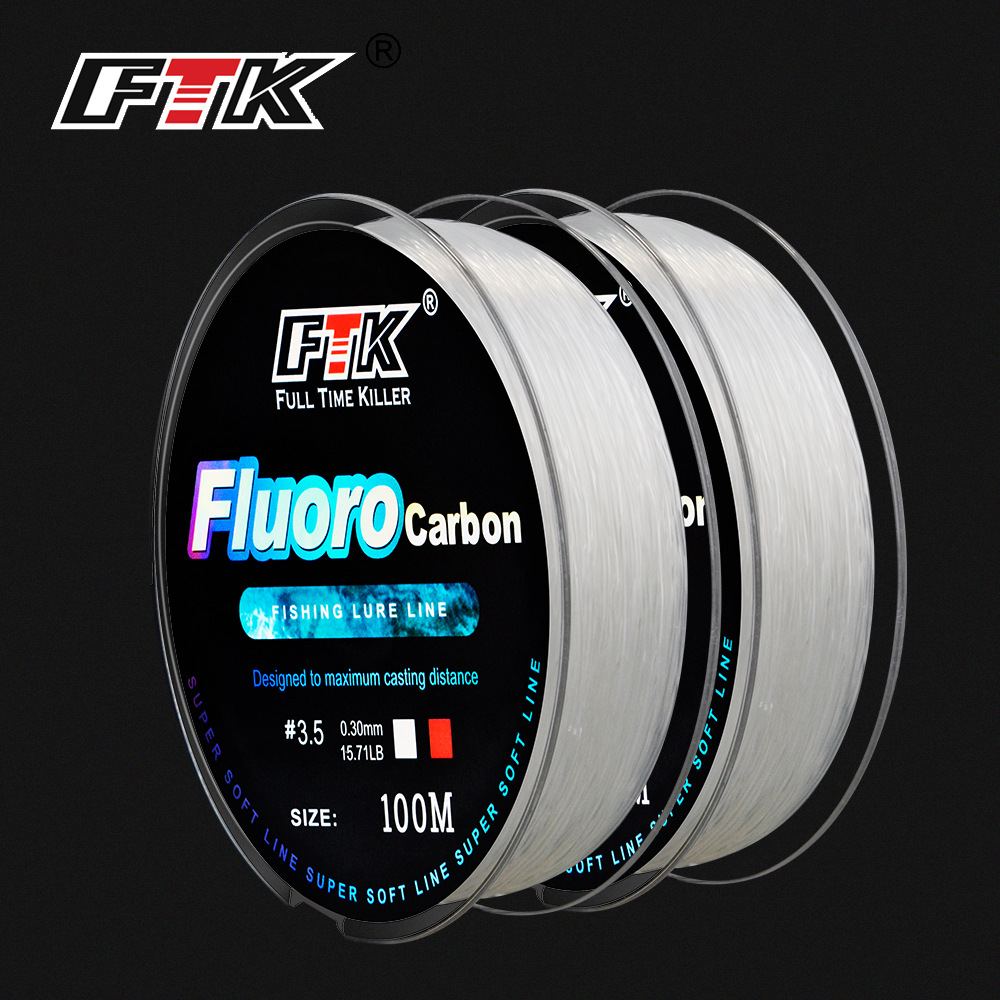 100M Fluorocarbon Coating Fish - огляд і ціна Fluorocarbon Line