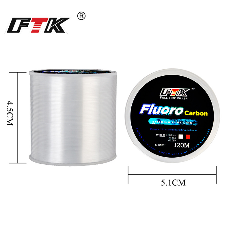 FTK 120m Fishing Line 0.2mm-0. - огляд і ціна Fluorocarbon Line