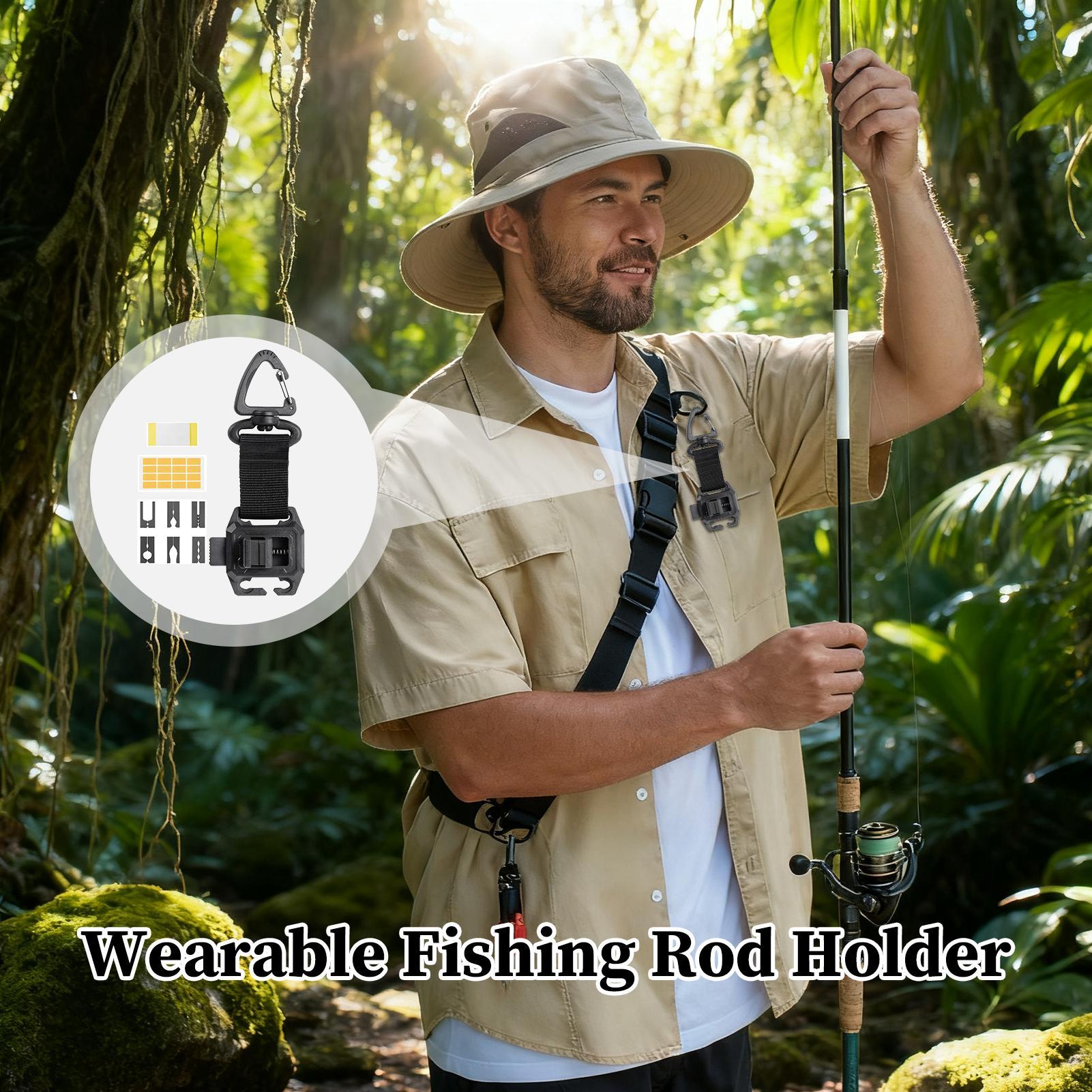 Wearable Fishing Rod Clips Hol - огляд і ціна Saltwater Line