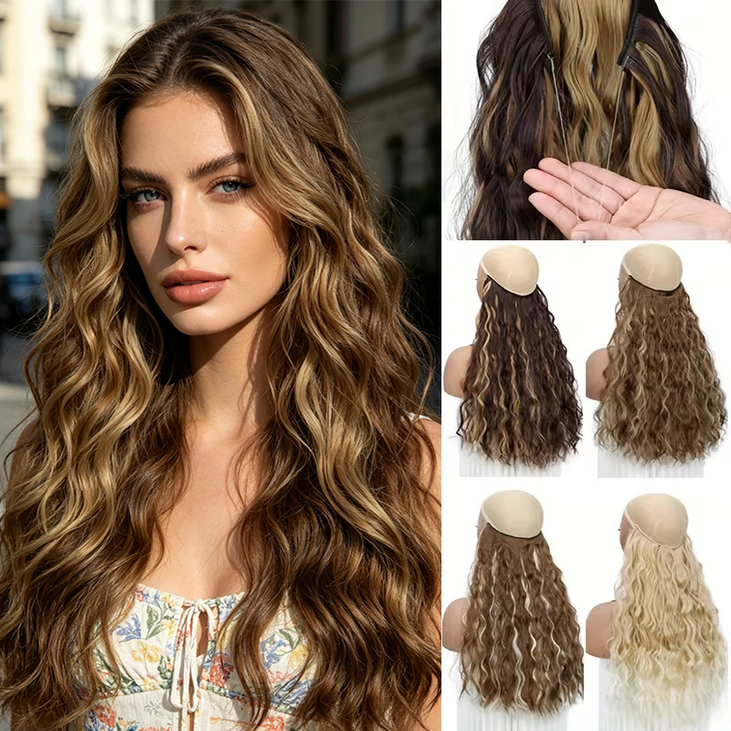 18Inch Synthetic Long Wavy Cul - огляд і ціна Monofilament Line