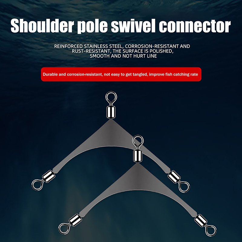 10Pcs/Lot 3 Way Swivels Connec - огляд і ціна Saltwater Line