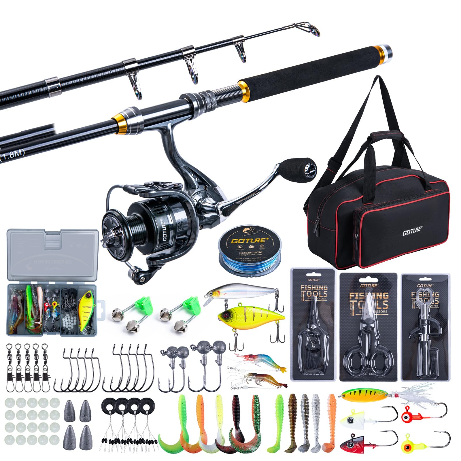 Goture Fishing Telescopic Rod  - огляд і ціна Fishing Line Spooler