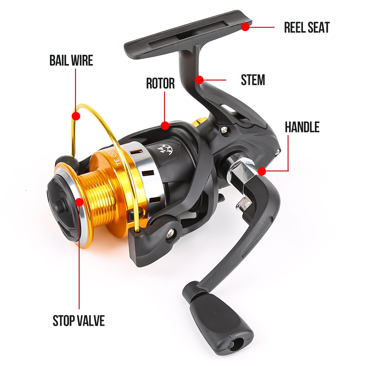 Spinning Reel With Metal Spool - огляд і ціна Ice Fishing Line