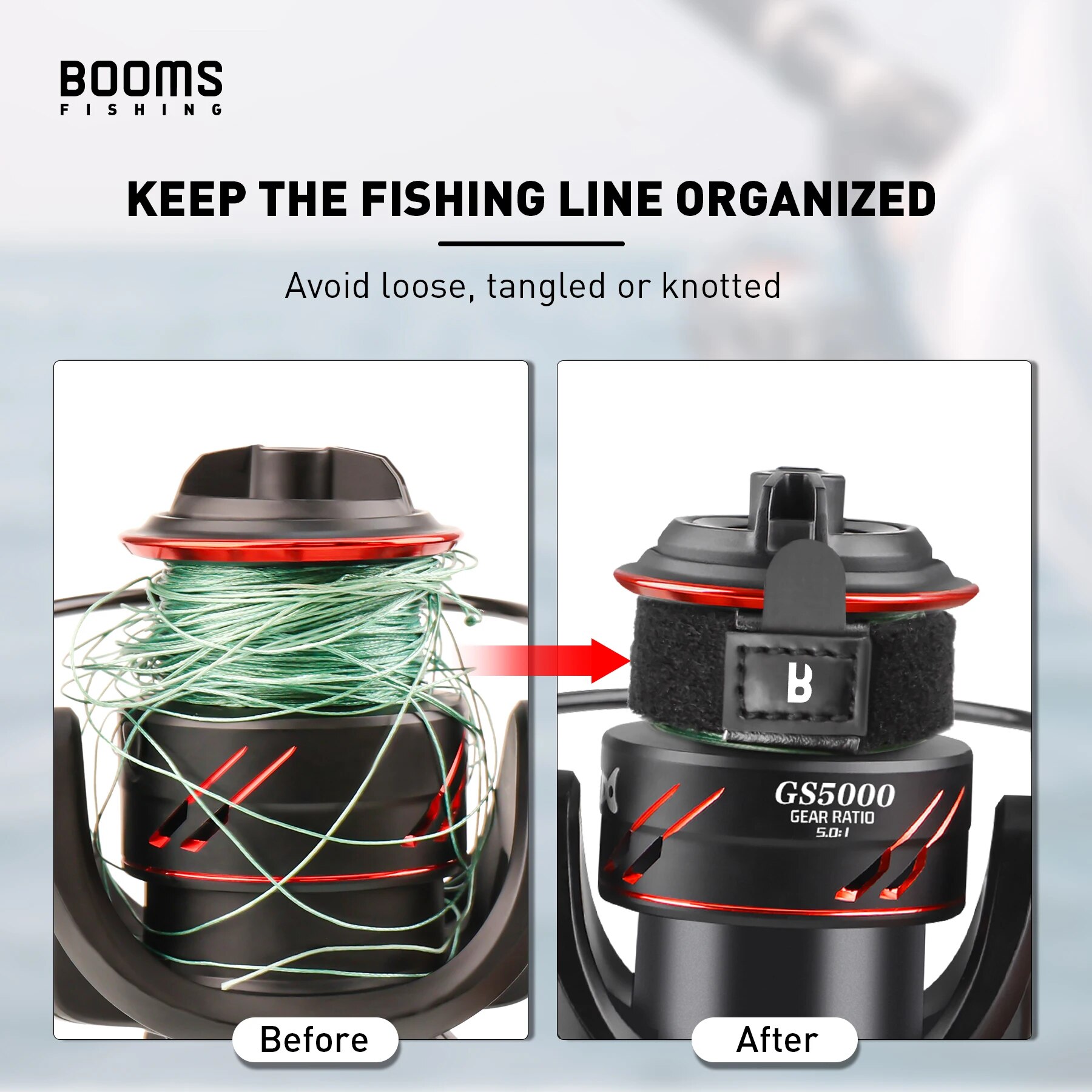 Booms Fishing SB1 4Pcs Spinnin - огляд і ціна Fishing Line Box